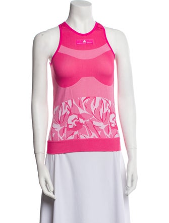 Stella McCartney for adidas Printed Scoop Neck Top