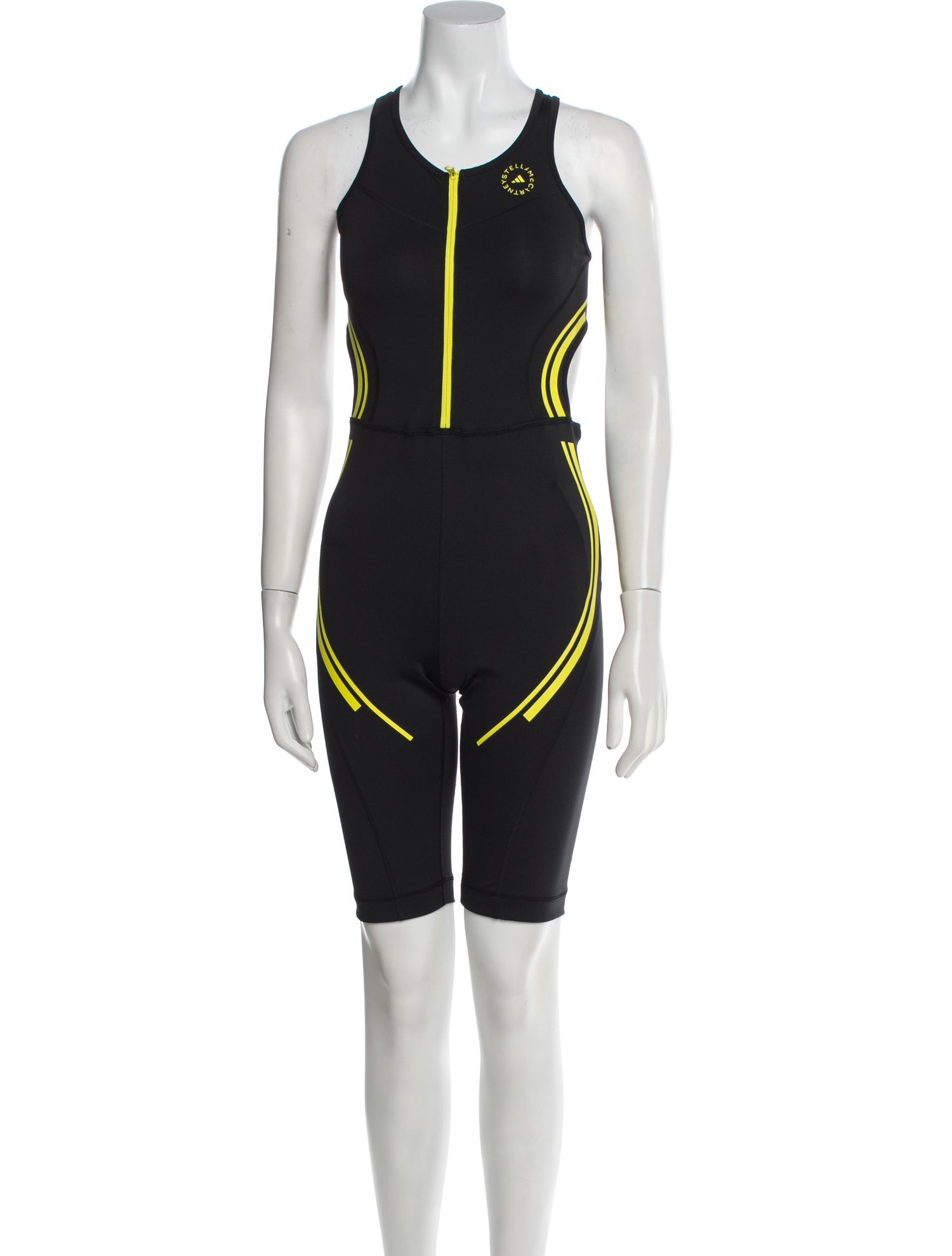 Stella McCartney for adidas Striped Scoop Neck Romper w/ Tags