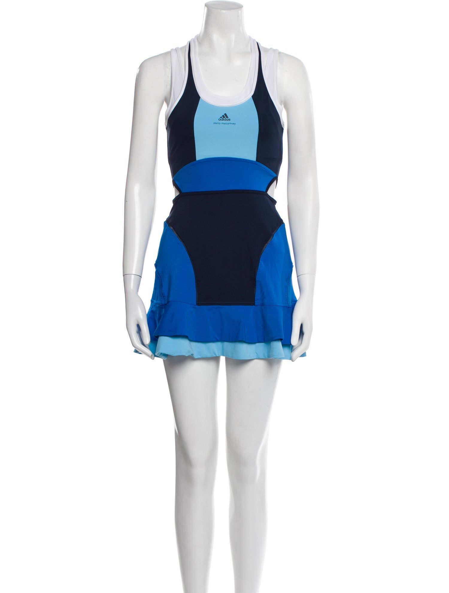 Stella McCartney for adidas Colorblock Pattern Mini Dress