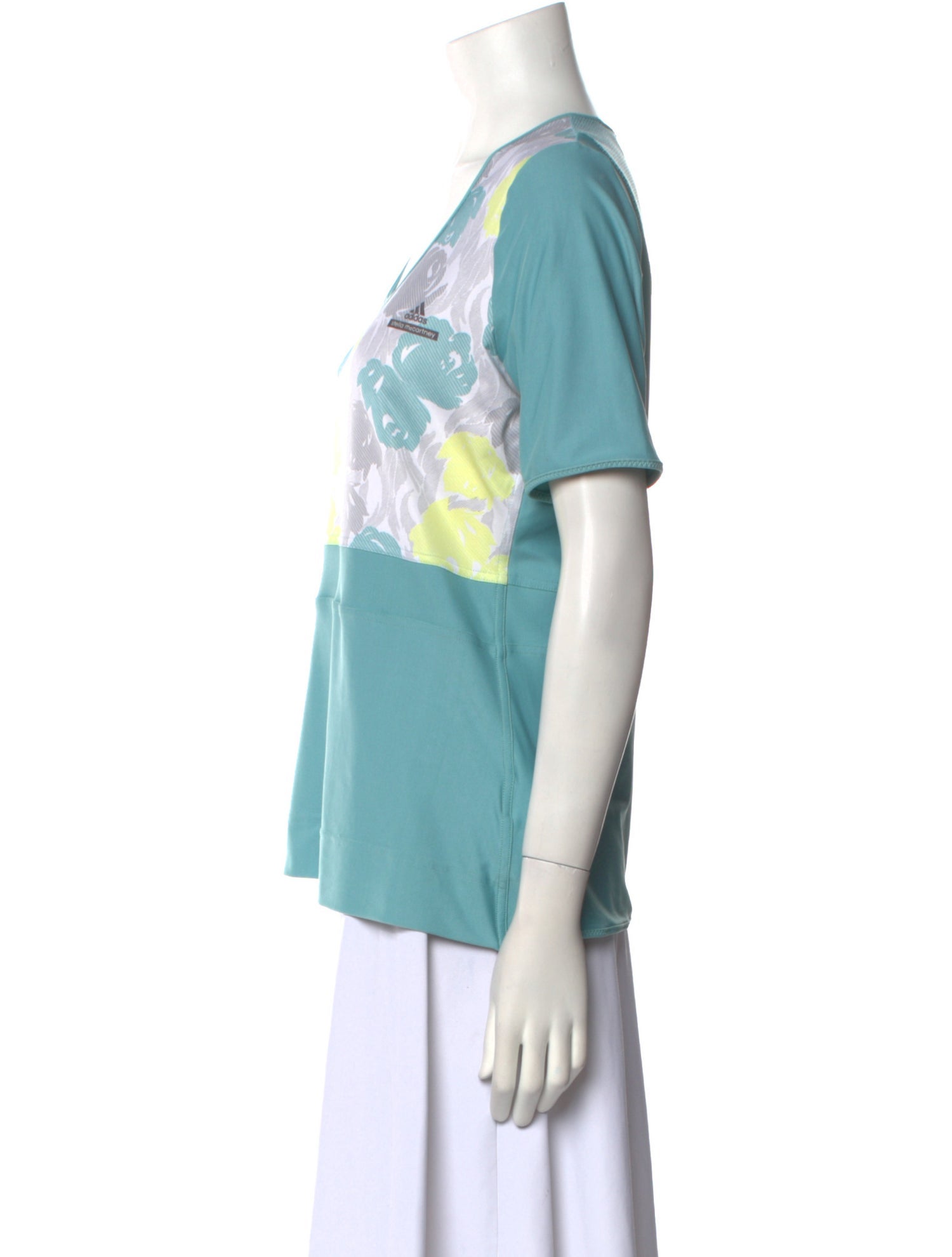 Stella McCartney for adidas Graphic Print Scoop Neck T-Shirt