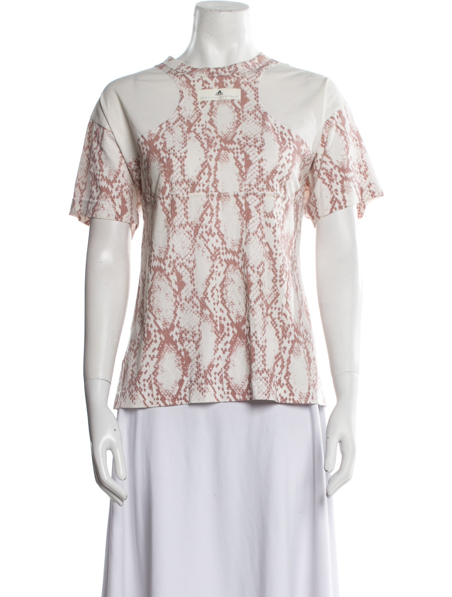 Stella McCartney for adidas Animal Print Crew Neck Top