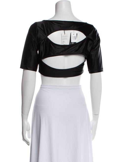 Stella McCartney for adidas Scoop Neck Short Sleeve Crop Top