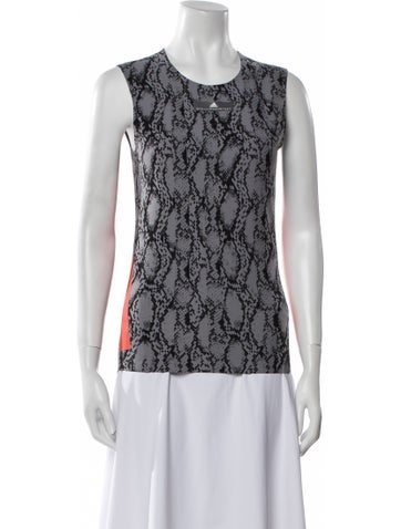 Stella McCartney for adidas Tops Printed Scoop Neck Top M