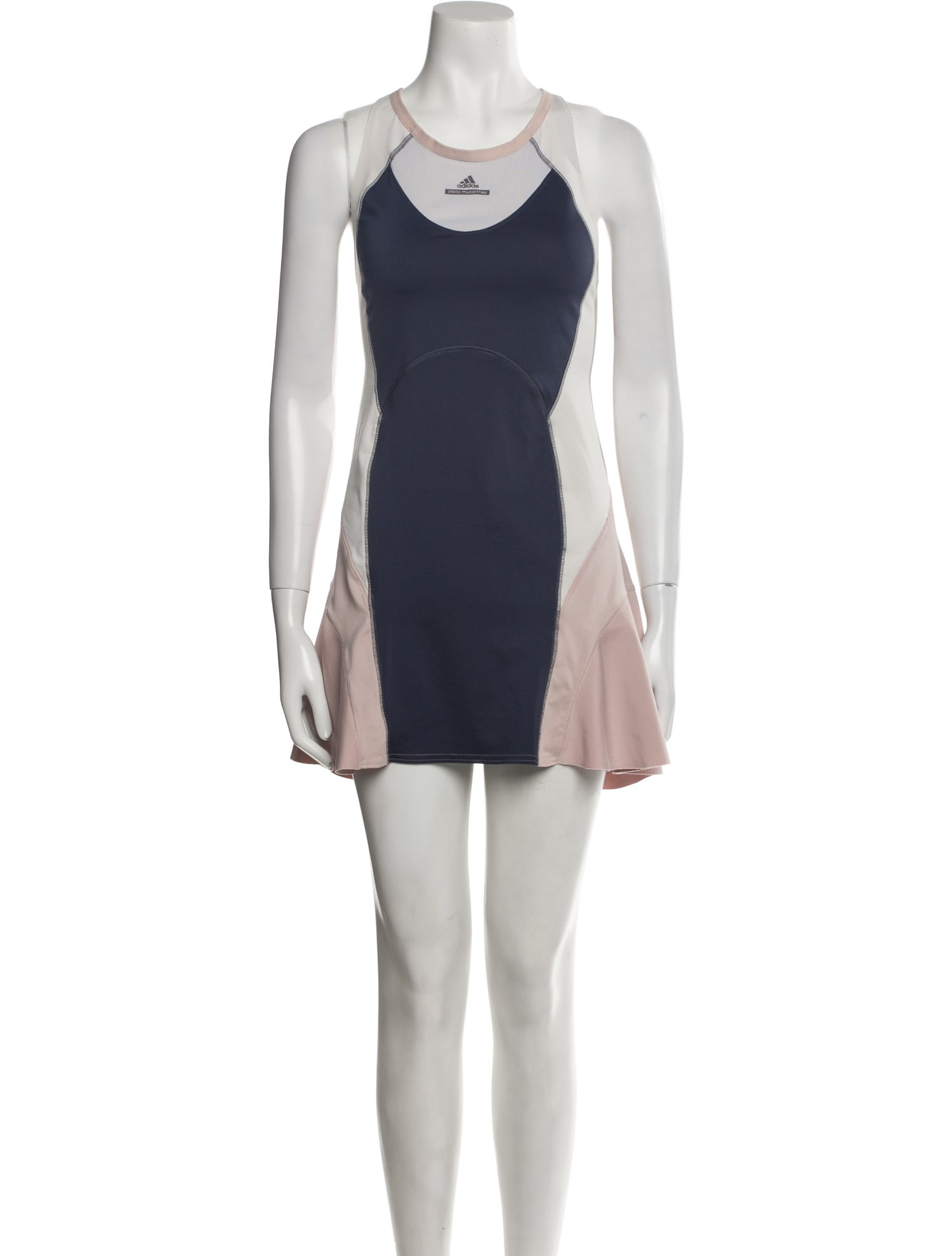 Stella McCartney for adidas Colorblock Pattern Mini Dress