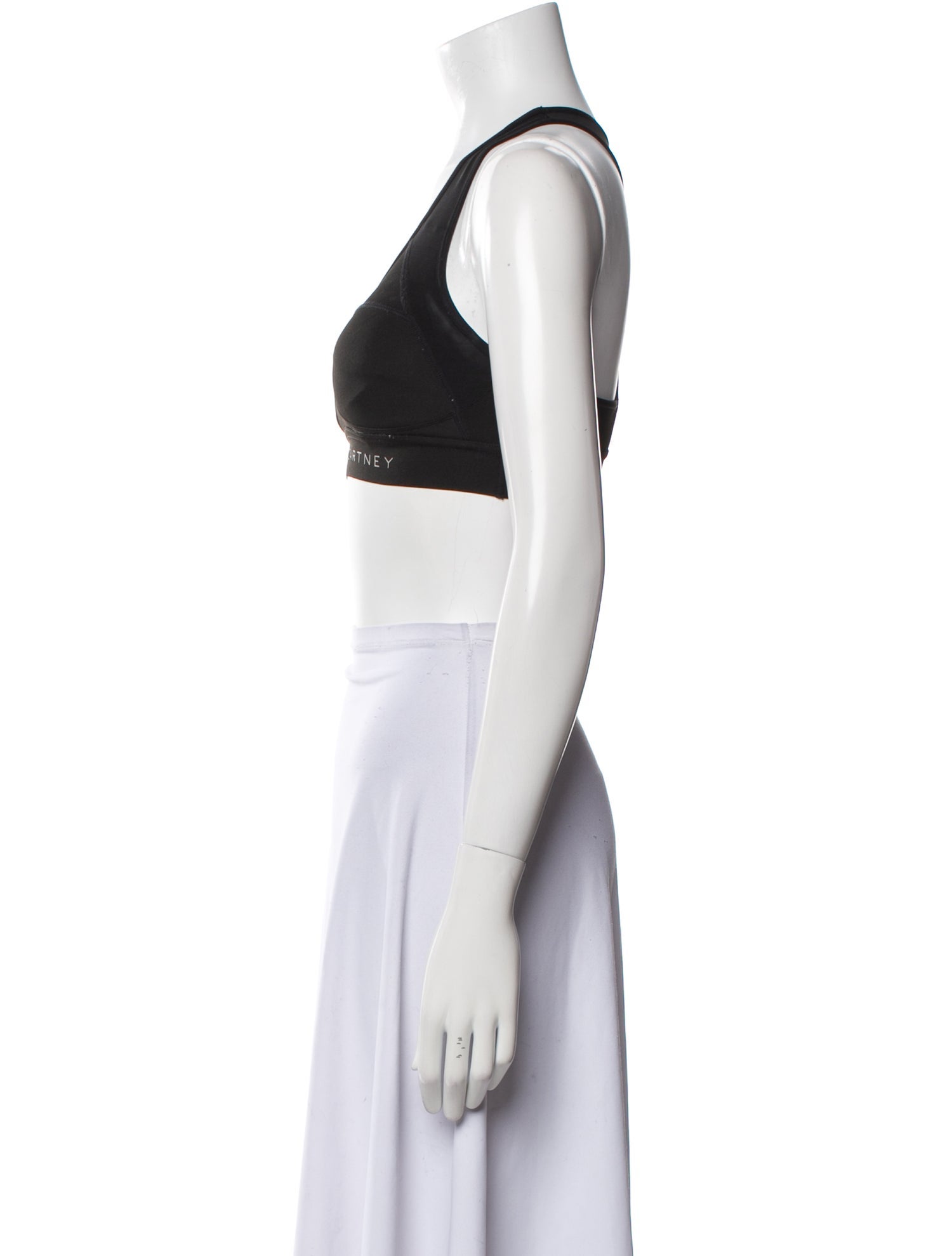 Stella McCartney for adidas Scoop Neck Sleeveless Crop Top