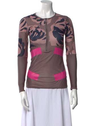 Stella McCartney for adidas Printed Bateau Neckline Sweatshirt