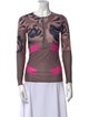 Stella McCartney for adidas Printed Bateau Neckline Sweatshirt
