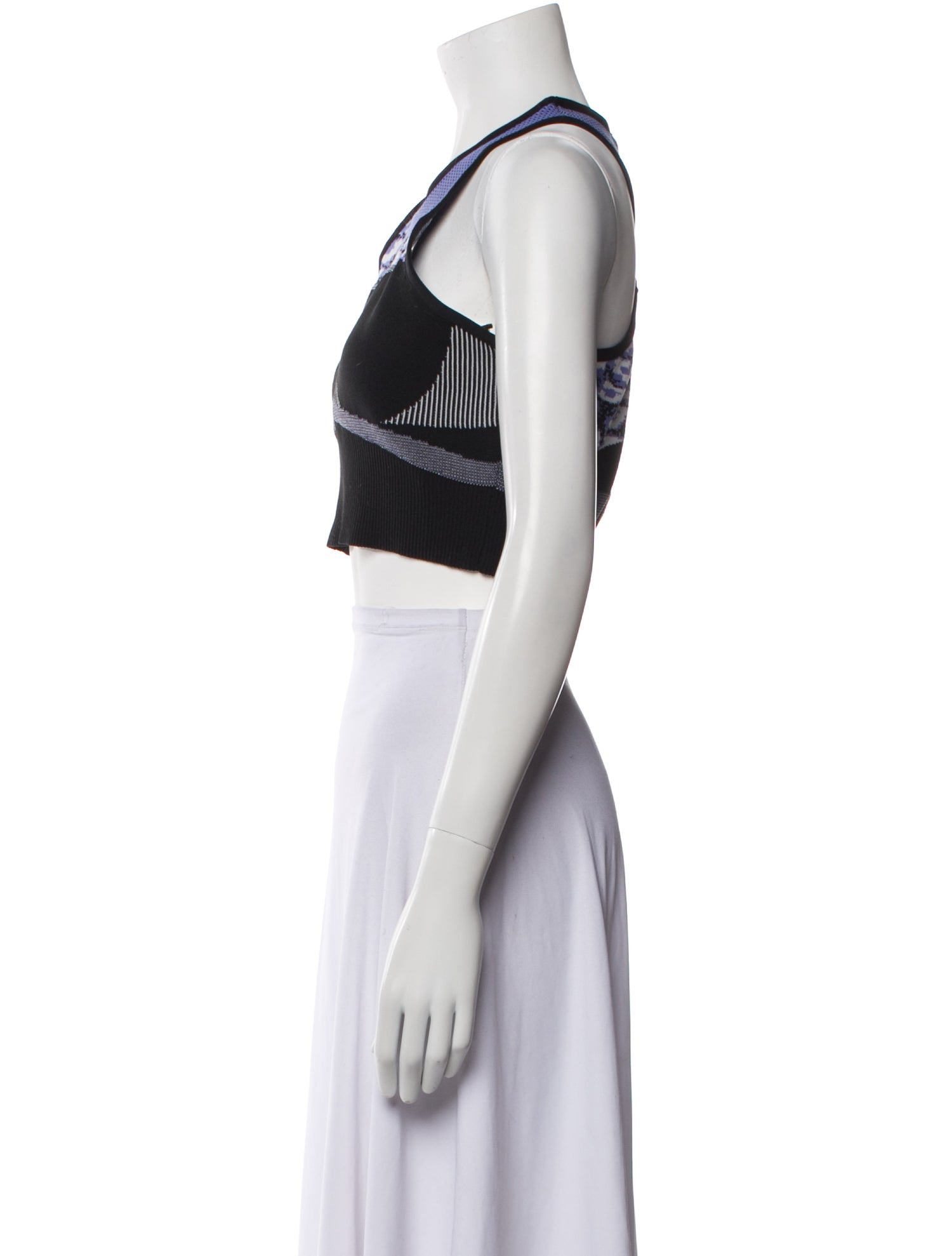 Stella McCartney for adidas Halterneck Sleeveless Crop Top