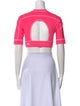 Stella McCartney for adidas Mock Neck Short Sleeve Crop Top