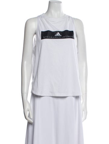 Stella McCartney for adidas Tops Graphic Print Crew Neck Top L