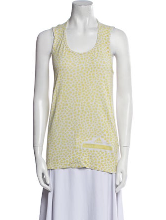 Stella McCartney for adidas Printed Scoop Neck Top