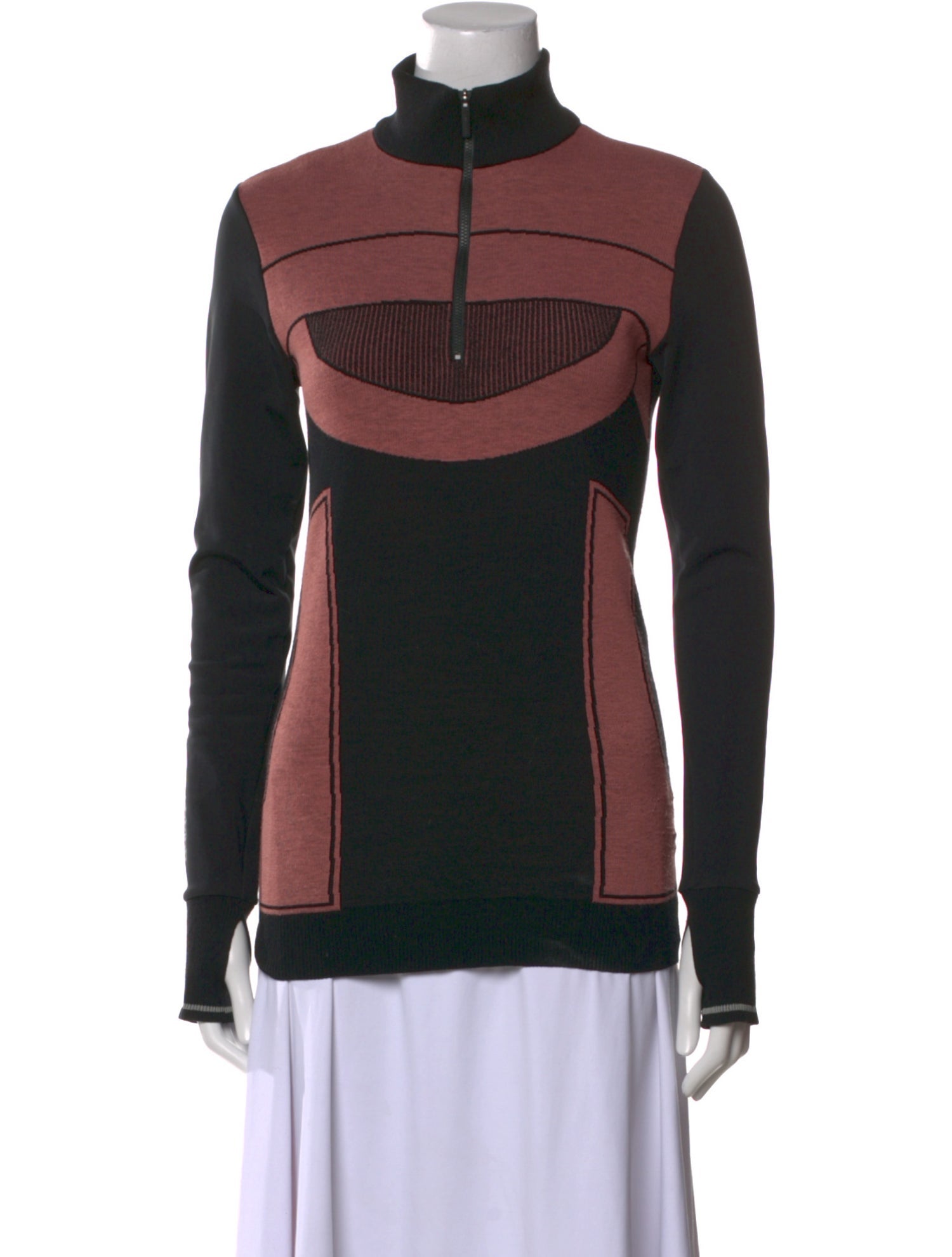 Stella McCartney for adidas Printed Turtleneck Sweater