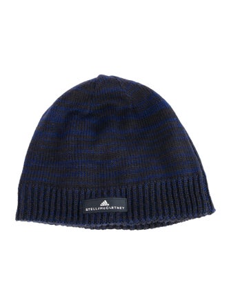 Stella McCartney for adidas Blue pattern knitted hat