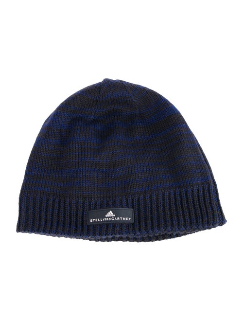Stella McCartney for adidas Blue pattern knitted hat