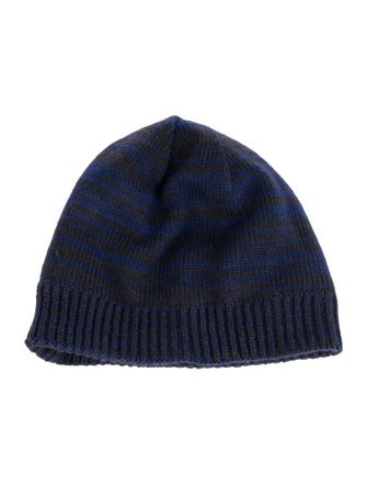 Stella McCartney for adidas Blue pattern knitted hat