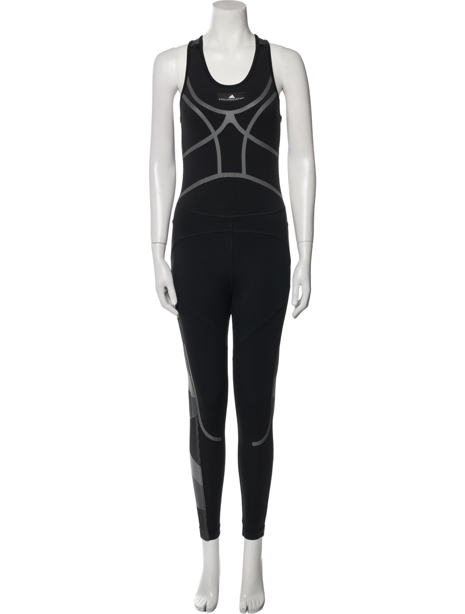 Stella McCartney for adidas Graphic Print Scoop Neck Jumpsuit