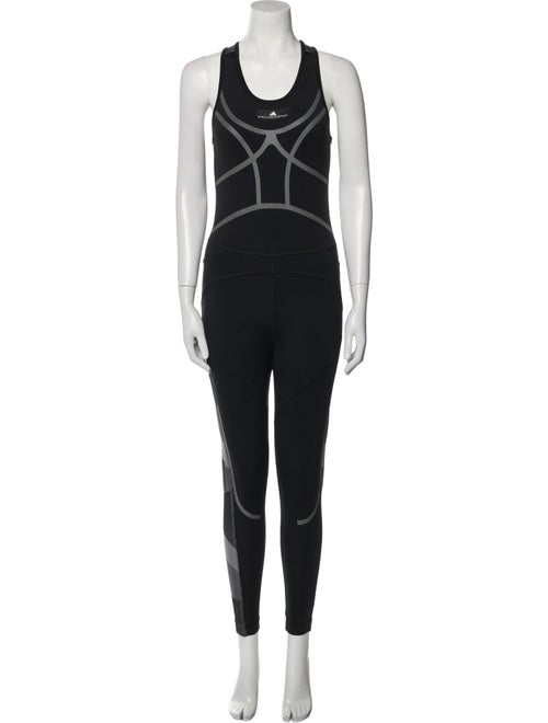 Stella McCartney for adidas Graphic Print Scoop Neck Jumpsuit