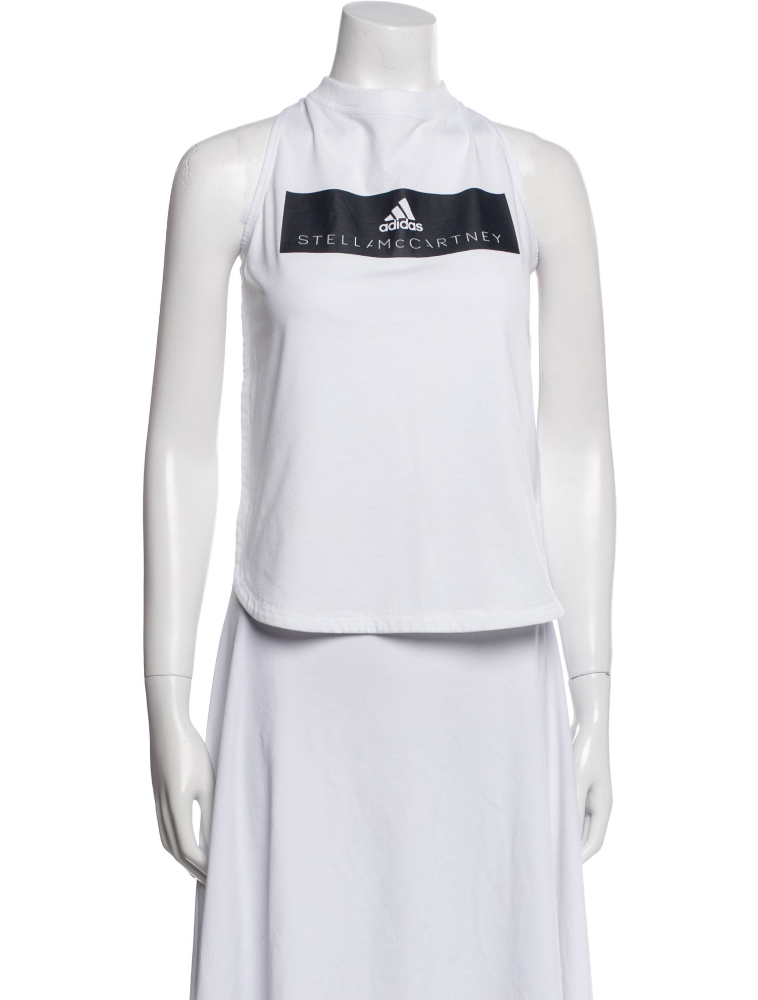 Stella McCartney for adidas Halterneck Sleeveless Crop Top
