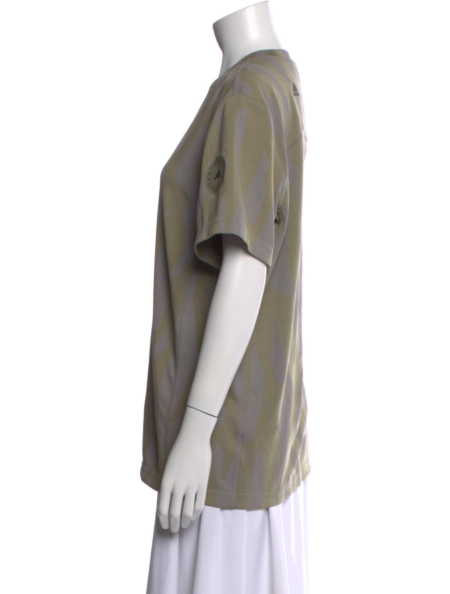 Stella McCartney for adidas Tie-Dye Print Crew Neck T-Shirt