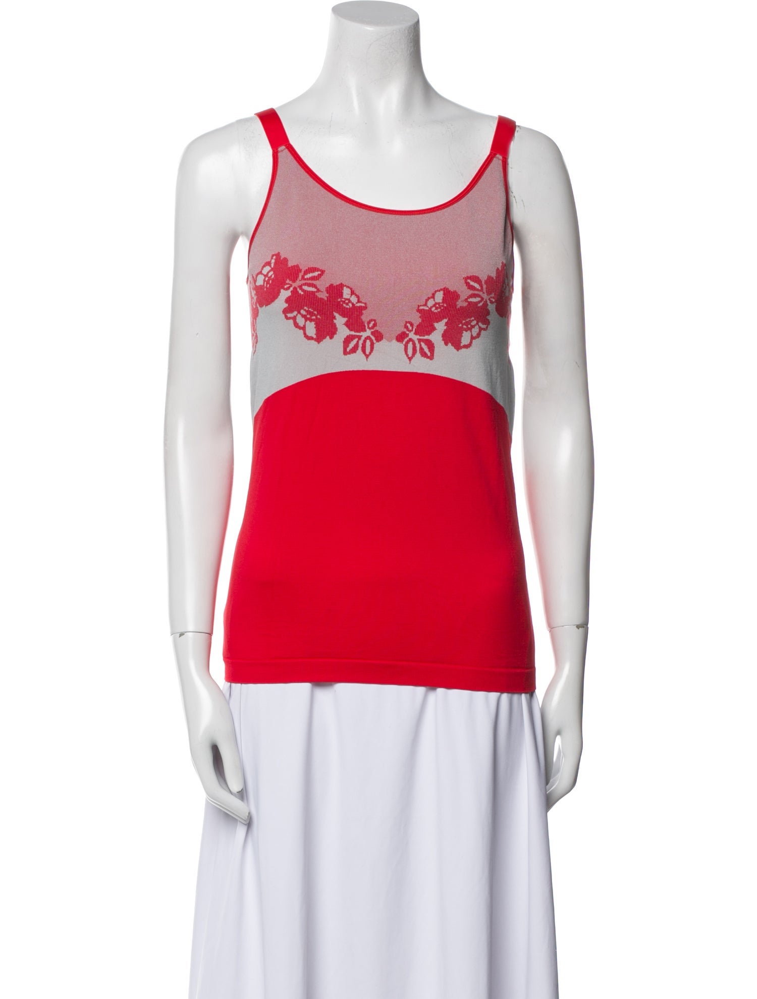 Stella McCartney for adidas Graphic Print Scoop Neck Top