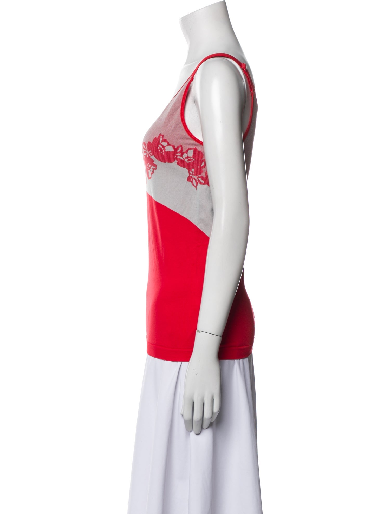 Stella McCartney for adidas Graphic Print Scoop Neck Top