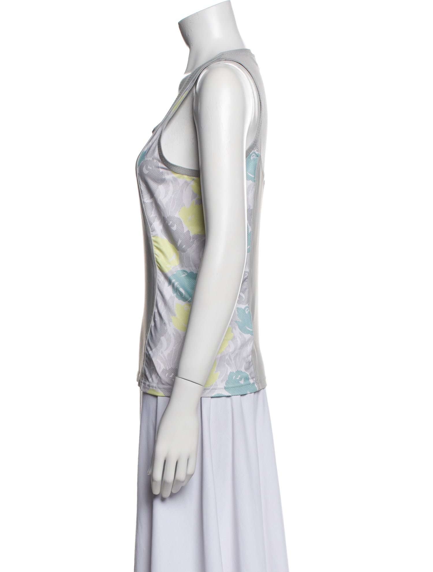 Stella McCartney for adidas Graphic Print Scoop Neck Top