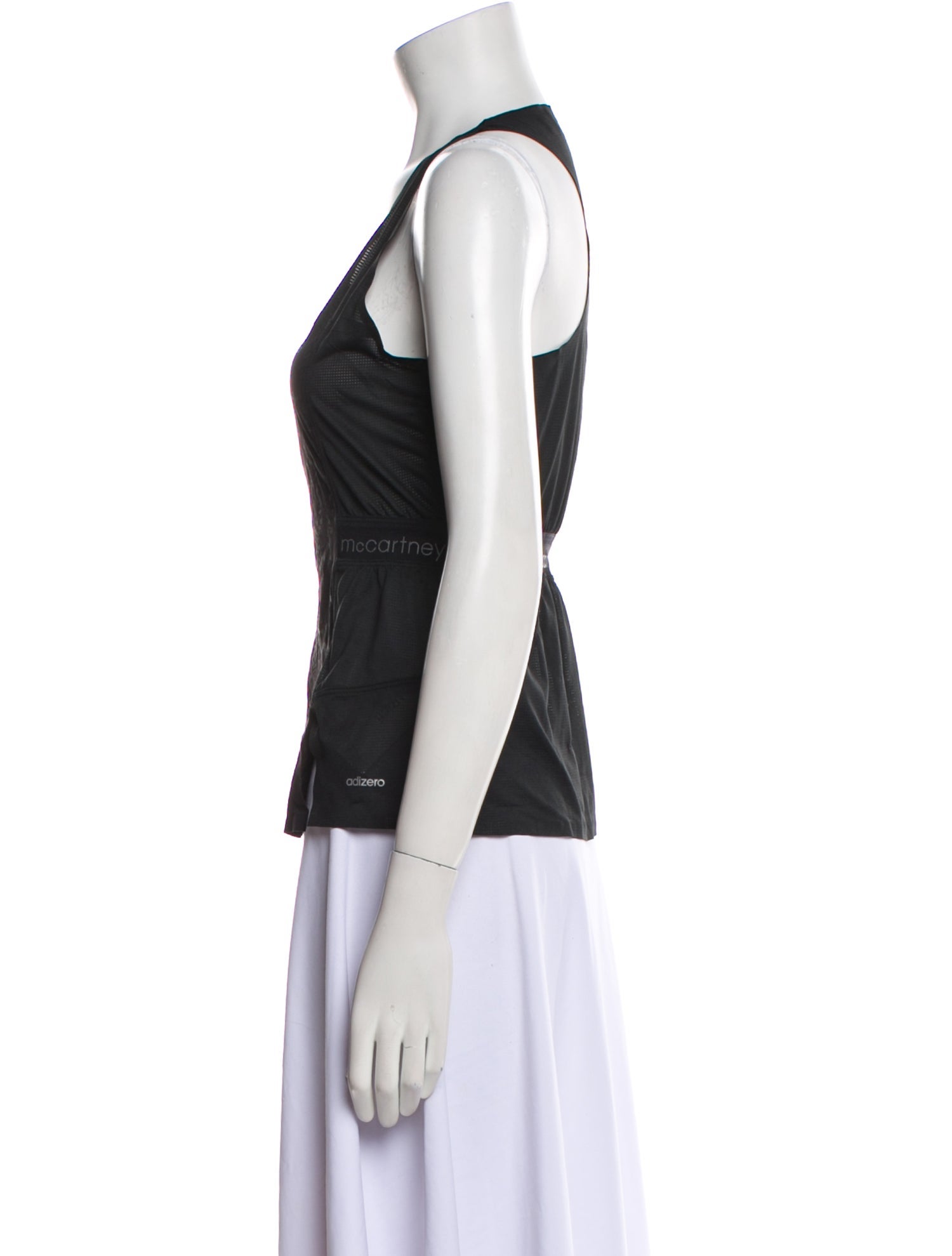 Stella McCartney for adidas Lace Pattern Scoop Neck Top