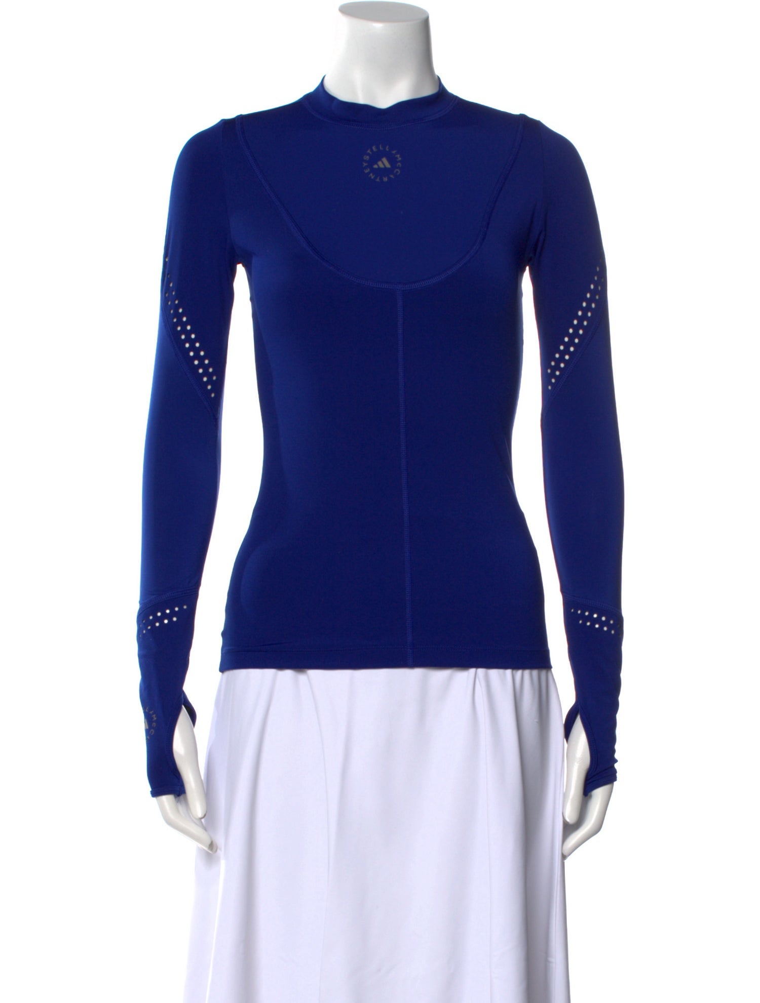 Stella McCartney for adidas Mock Neck Long Sleeve Top