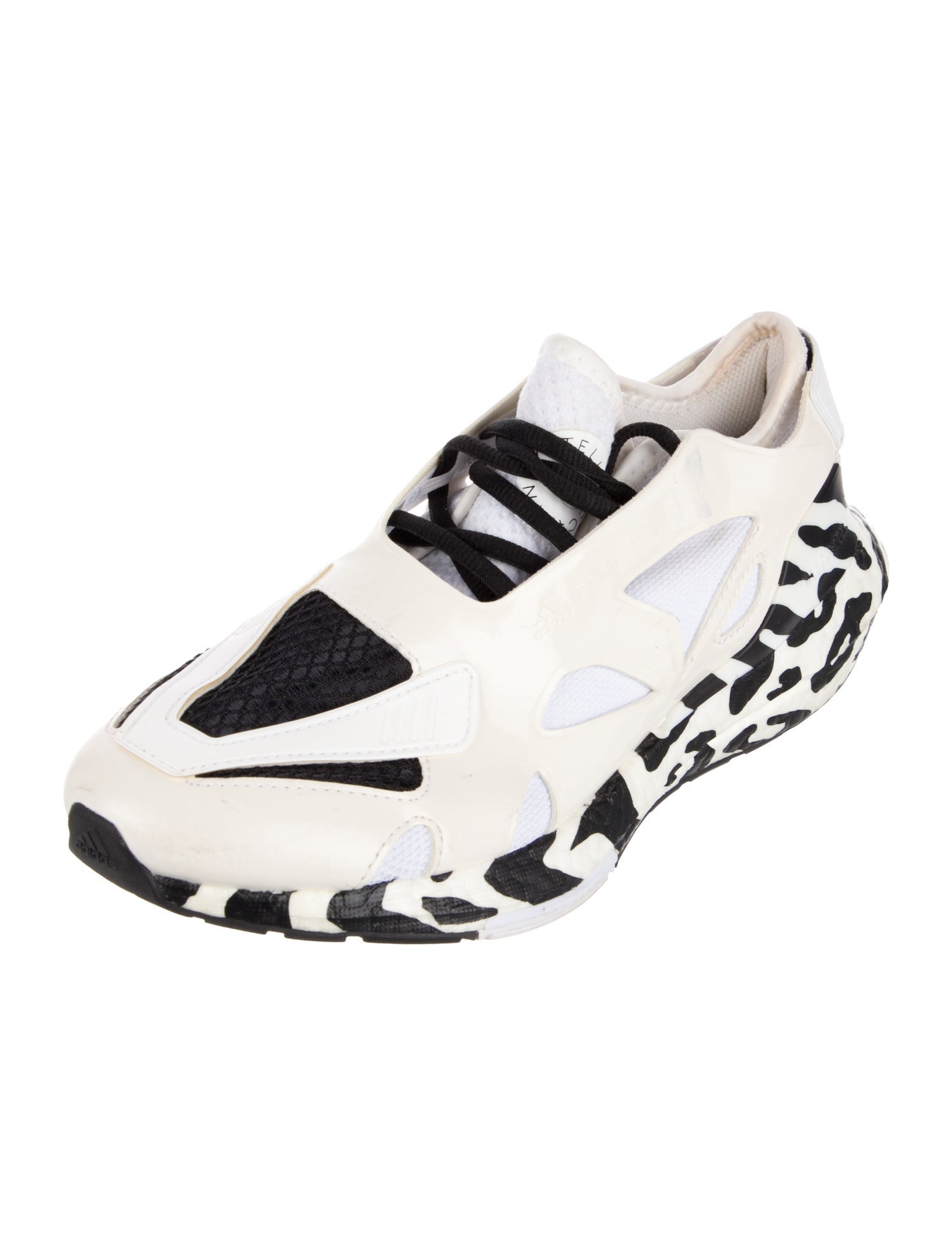Stella McCartney for adidas Patent Leather Animal Print Sneakers