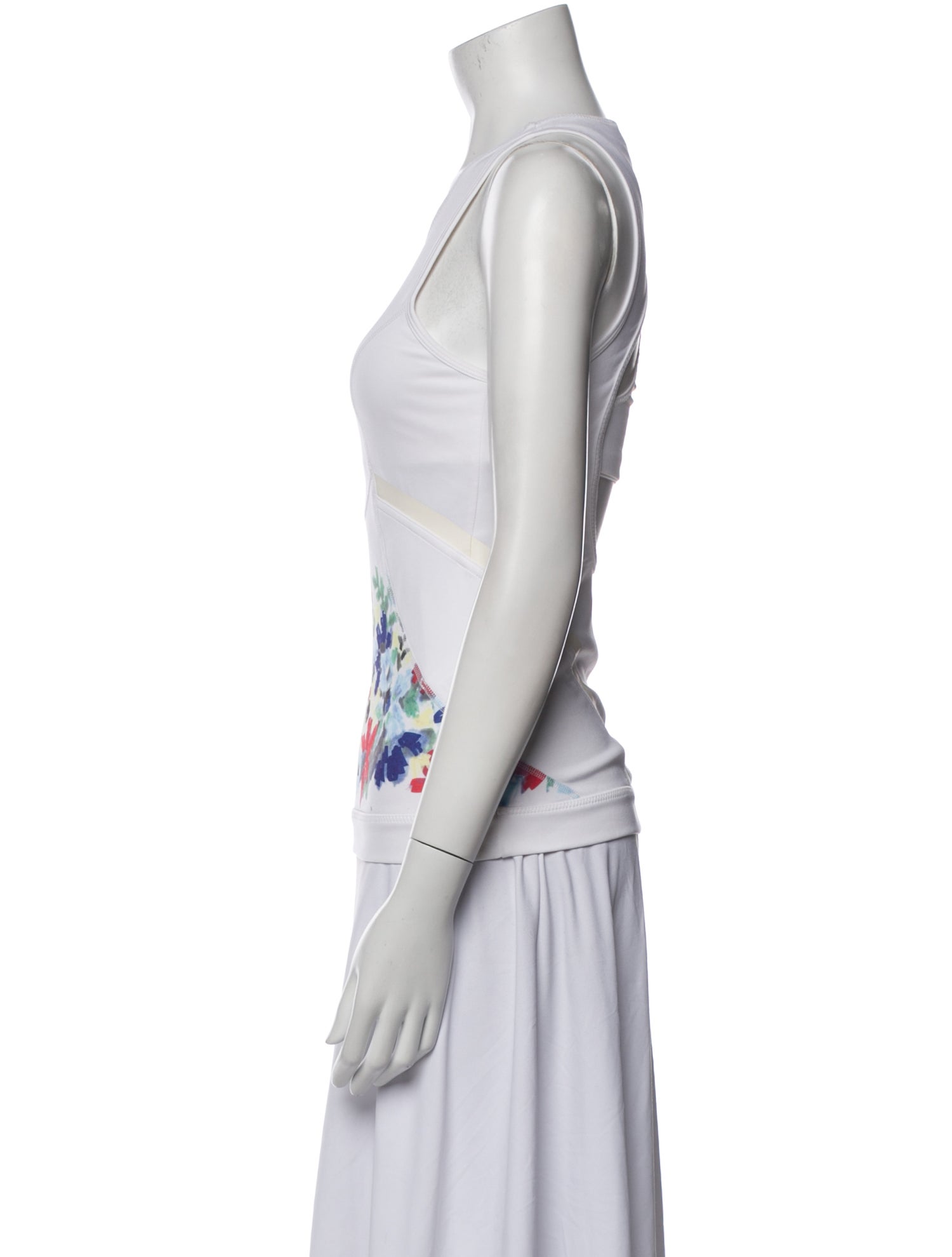 Stella McCartney for adidas Printed Scoop Neck Top