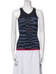 Stella McCartney for adidas Striped V-Neck Top
