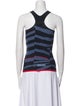 Stella McCartney for adidas Striped V-Neck Top