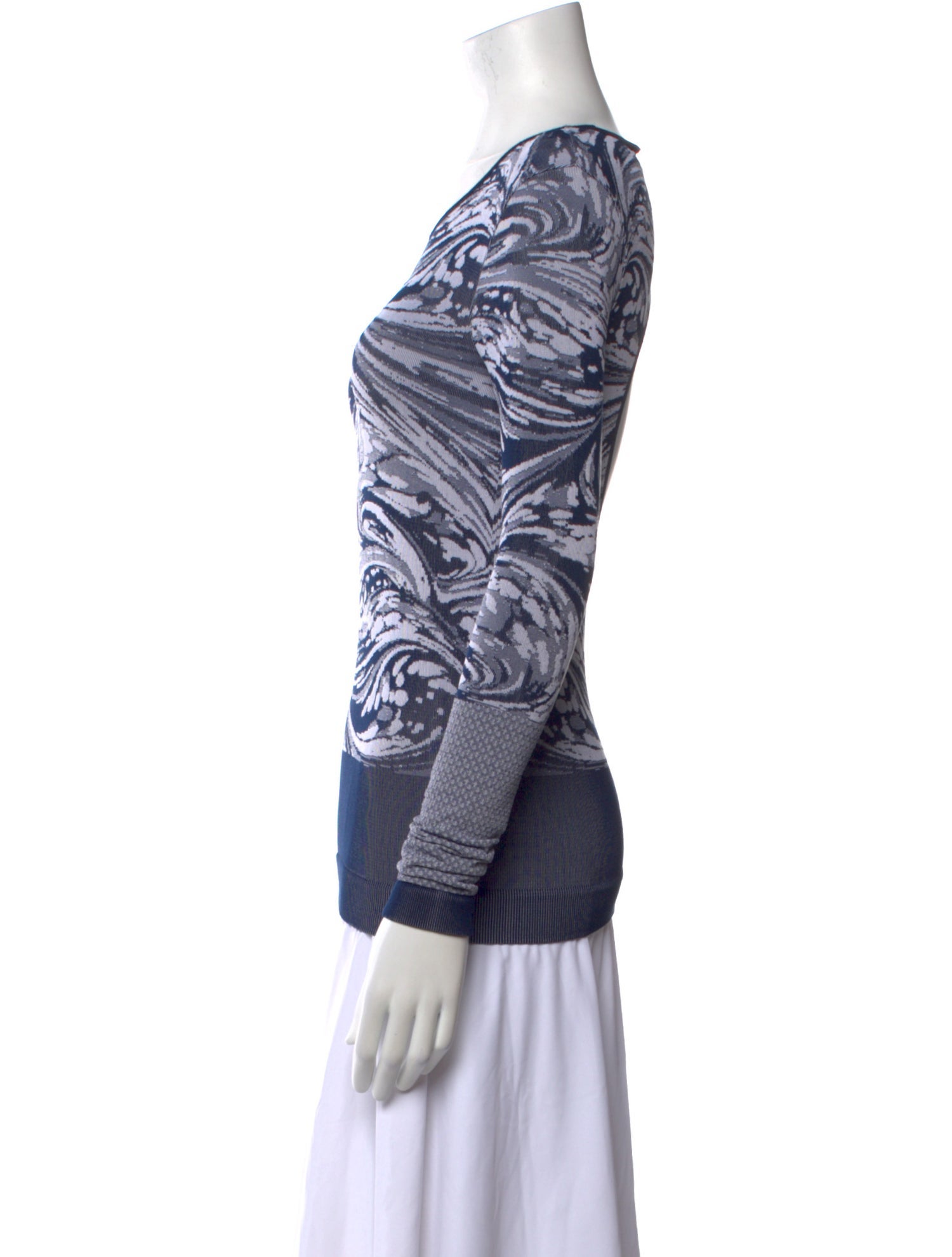 Stella McCartney for adidas Scoop Neck Long Sleeve Top