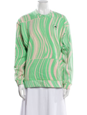 Stella McCartney for adidas Striped Crew Neck Sweatshirt