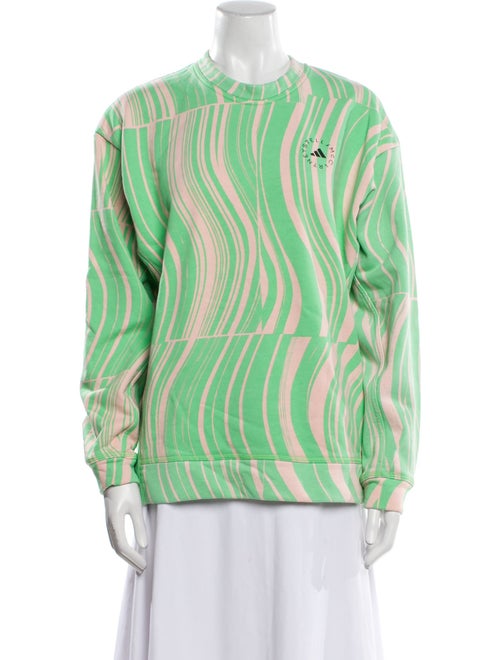 Stella McCartney for adidas Striped Crew Neck Sweatshirt