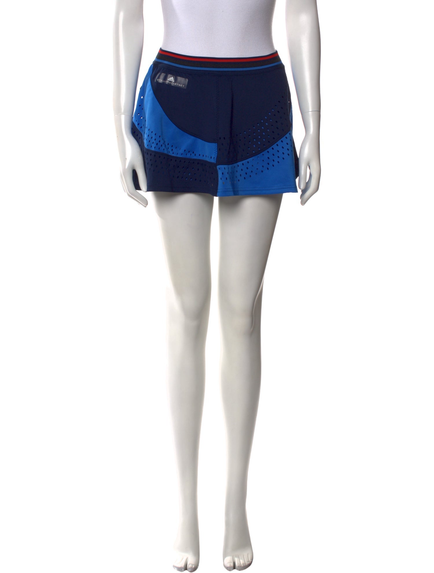 Stella McCartney for adidas Colorblock Pattern Mini Shorts