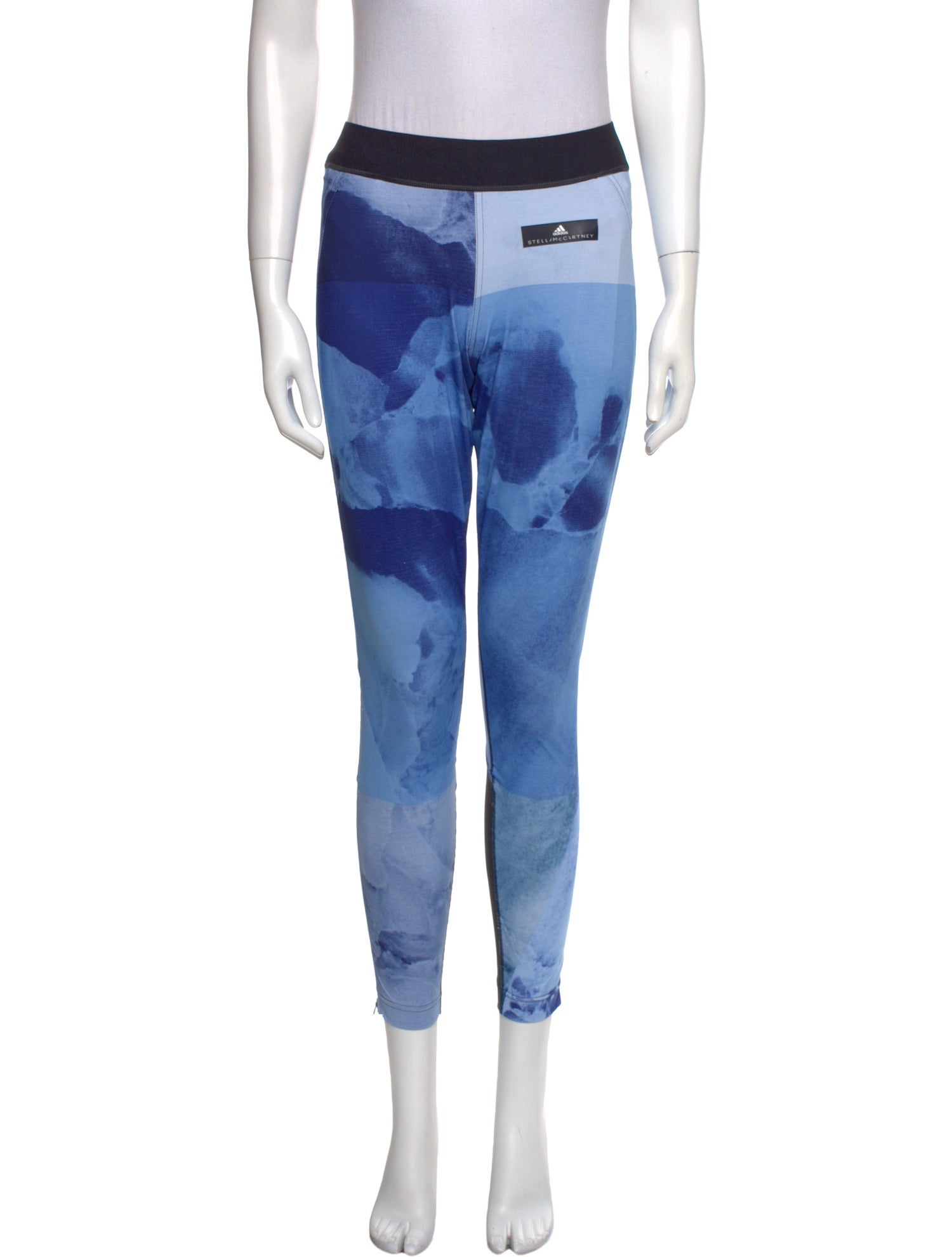 Stella McCartney for adidas Tie-Dye Print Skinny Leg Pants