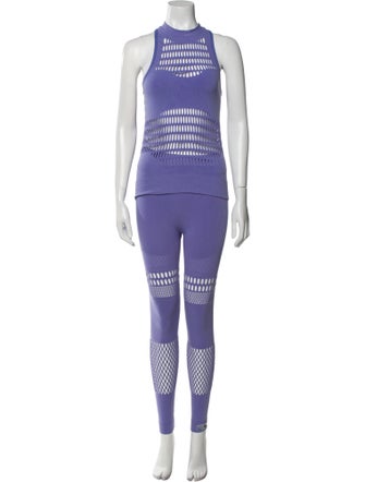 Stella McCartney for adidas Nylon Lace Pattern Pant Set