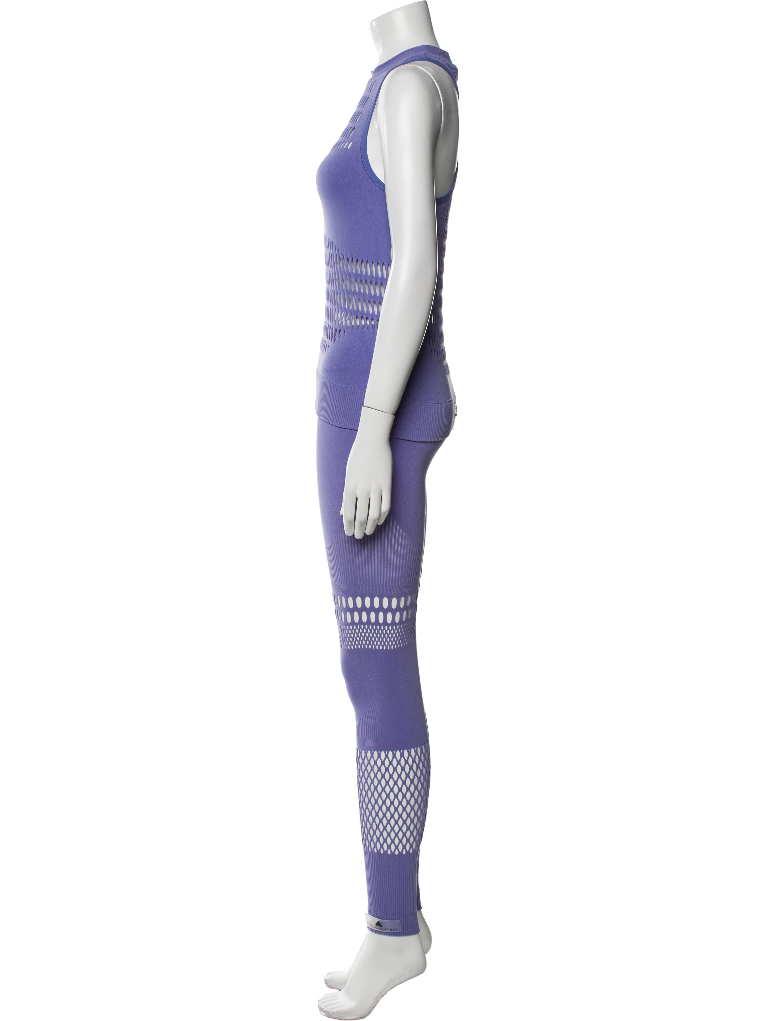 Stella McCartney for adidas Nylon Lace Pattern Pant Set