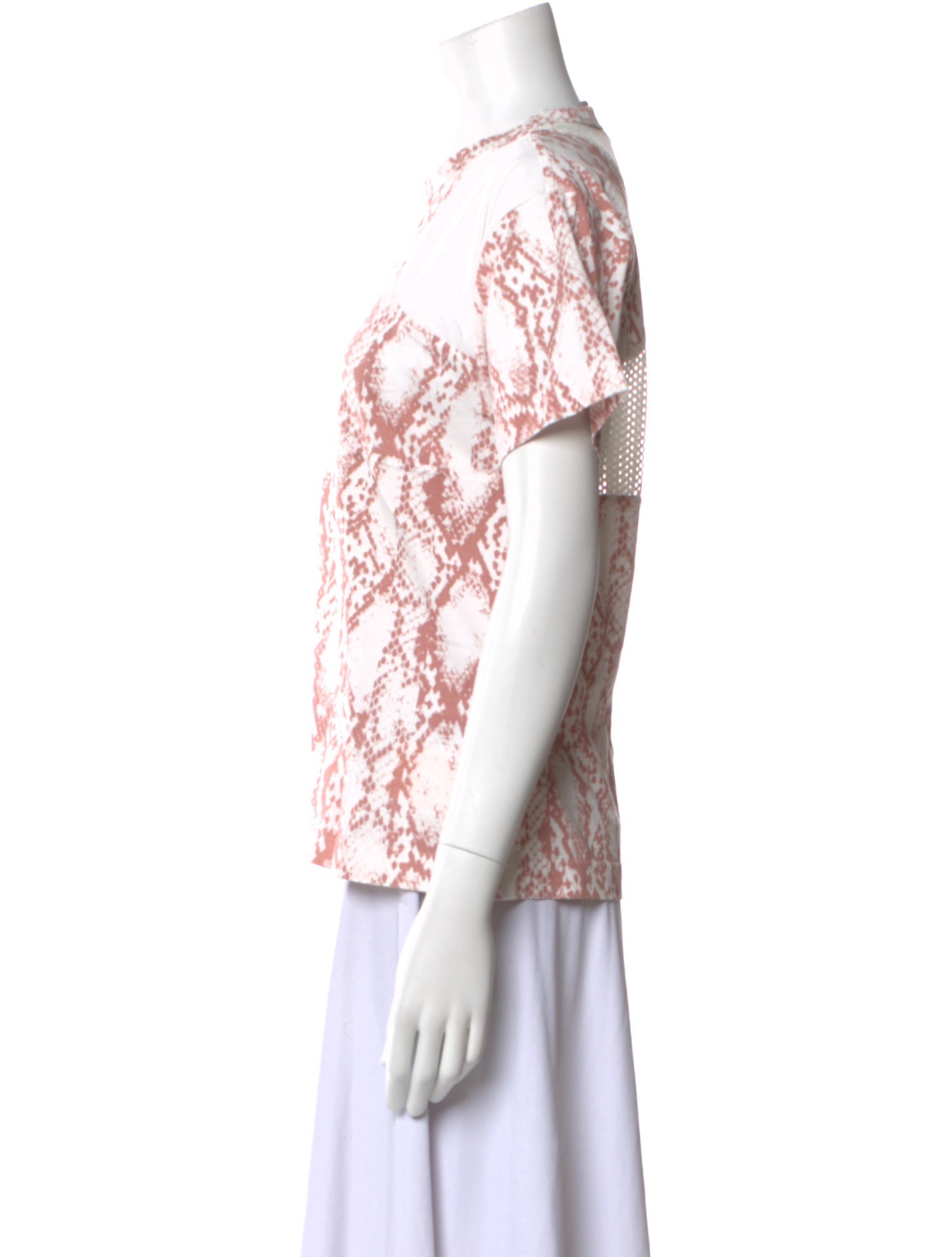 Stella McCartney for adidas Printed Bateau Neckline Blouse