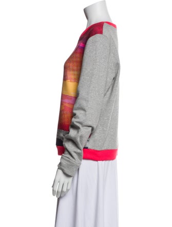 Stella McCartney for adidas Striped Crew Neck Sweatshirt