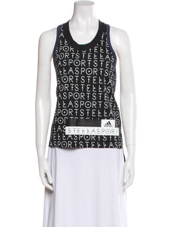 Stella McCartney for adidas Printed Scoop Neck Top