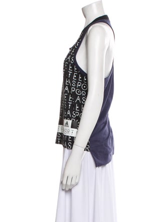 Stella McCartney for adidas Printed Scoop Neck Top