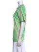 Stella McCartney for adidas Striped Crew Neck T-Shirt