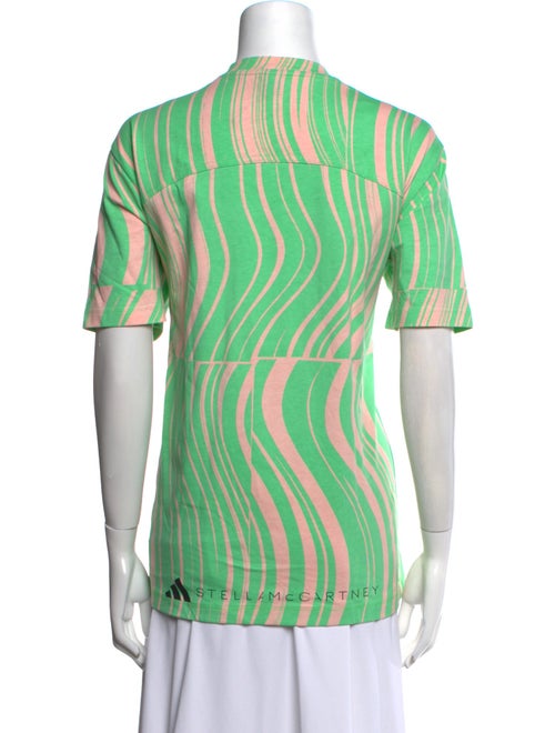 Stella McCartney for adidas Striped Crew Neck T-Shirt