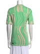 Stella McCartney for adidas Striped Crew Neck T-Shirt