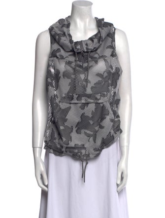 Stella McCartney for adidas Printed Cowl Neck Top