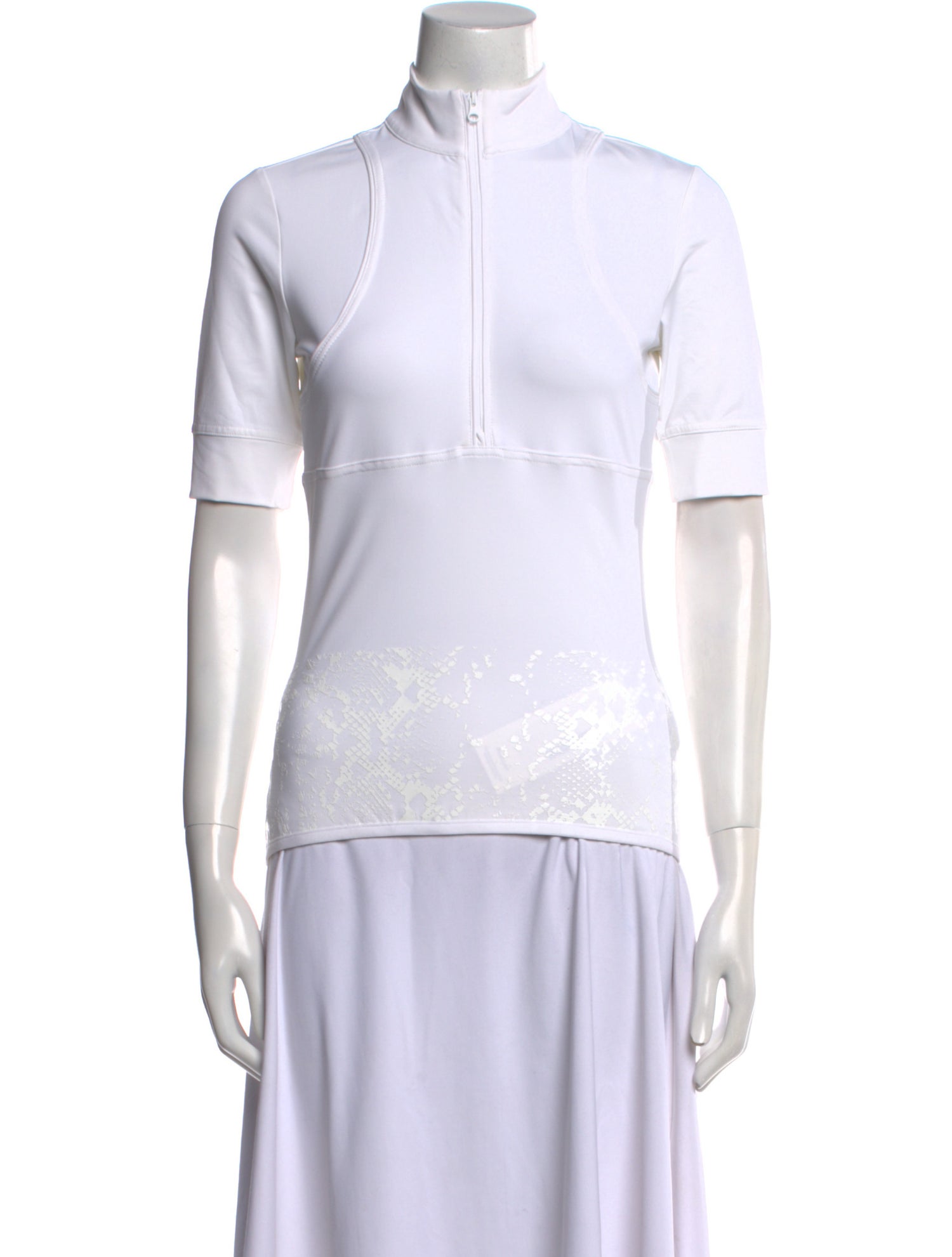 Stella McCartney for adidas Mock Neck Short Sleeve Polo w/ Tags