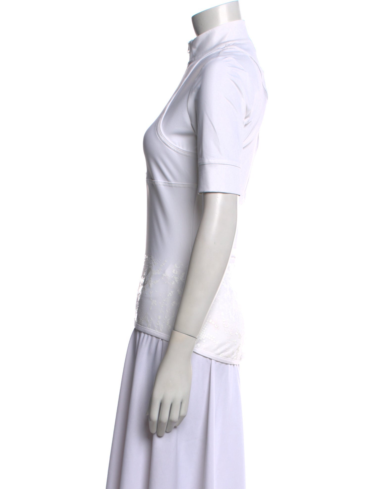 Stella McCartney for adidas Mock Neck Short Sleeve Polo w/ Tags