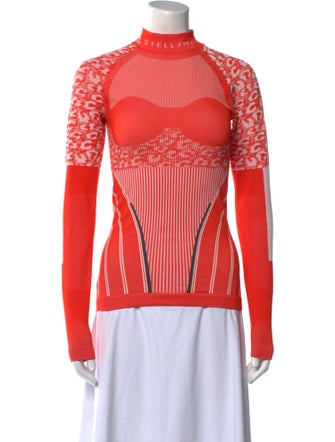 Stella McCartney for adidas Mock Neck Long Sleeve Top